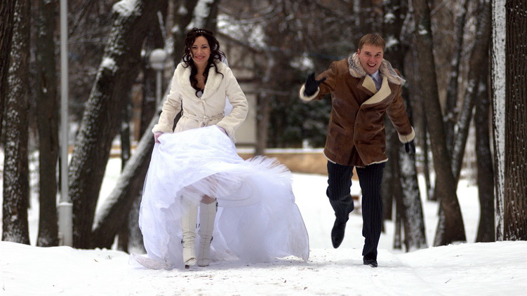 свадьба зимой фото зимняя свадьба фото фотограф Алия Валеева